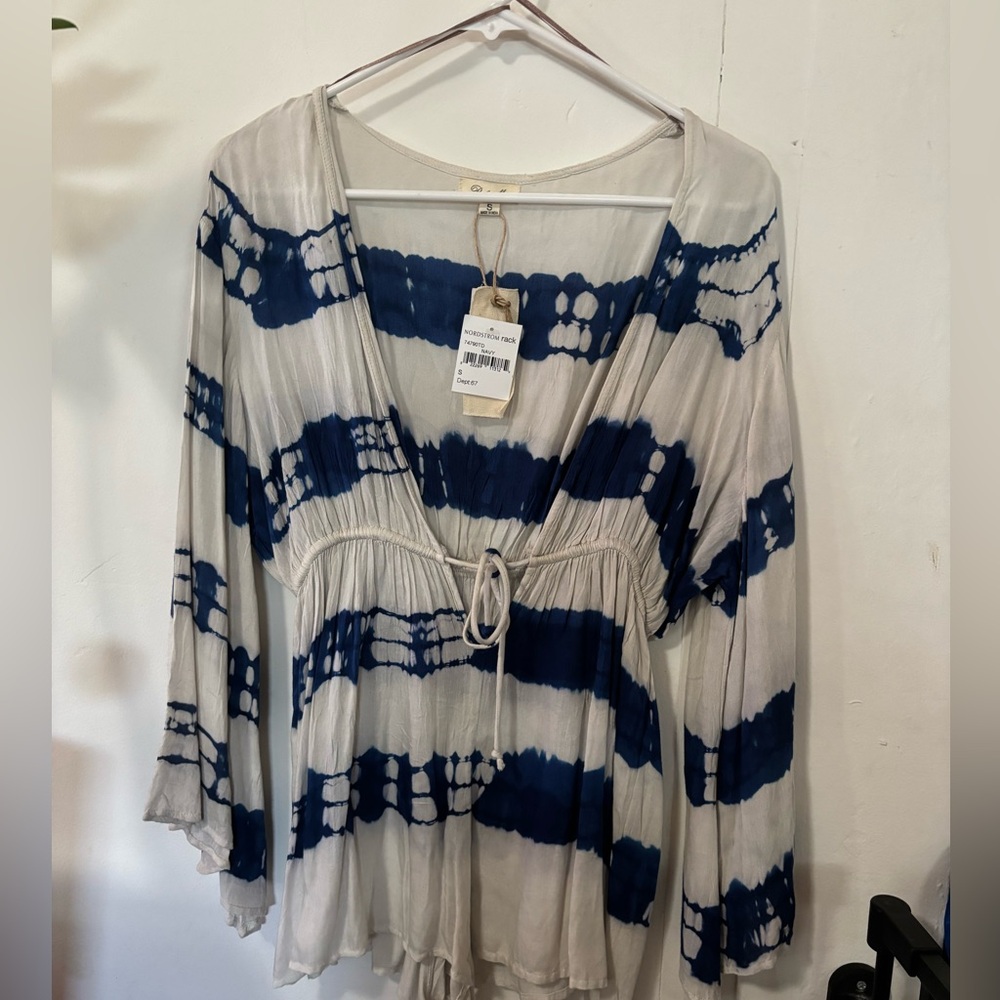 Nordstrom rack, boho beach cover up romper, NWT, size small